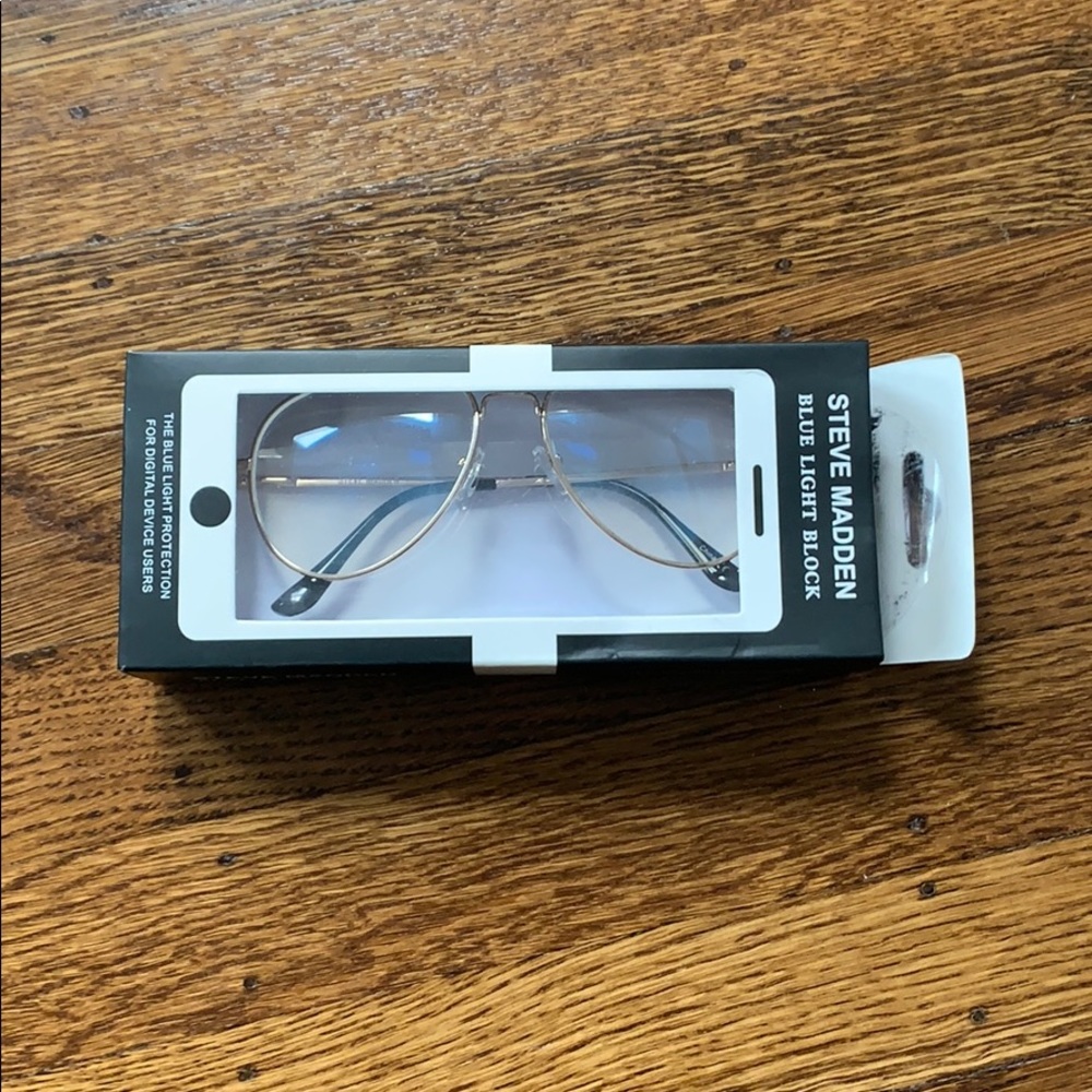 steve madden anti blue light glasses :)